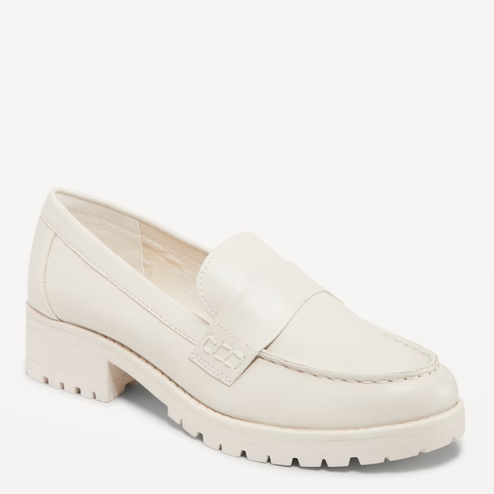 *WORN ONCE* Old Navy Off-white Loafers